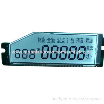 TN 7 segment alphanumeric LCD module